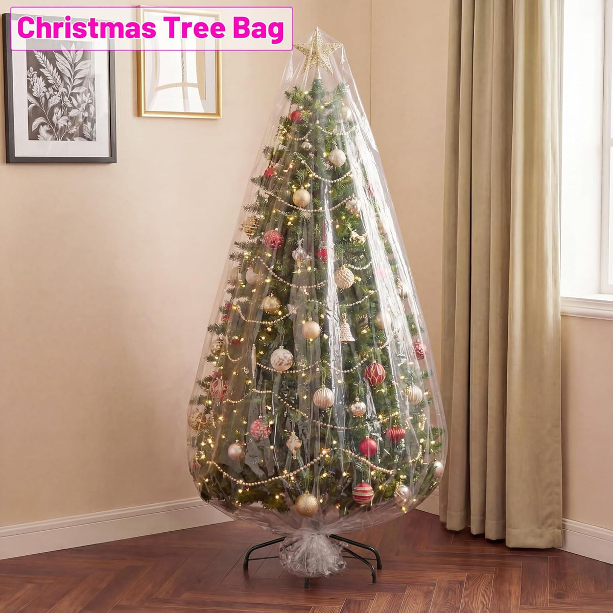 2 Pcs 98.4 X 59 Inches Clear Large Balloon Bags for Transport