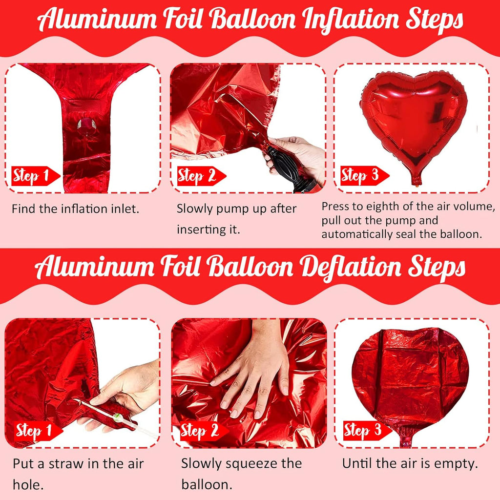 1062Pcs Valentine'S Day Balloons Decoration Set, 1000 Red Rose Leaves, Love Heart Balloons, Love Bear Balloons, I Love You Balloons, Red Heart Balloons, Romantic Decor for Wedding Anniversary