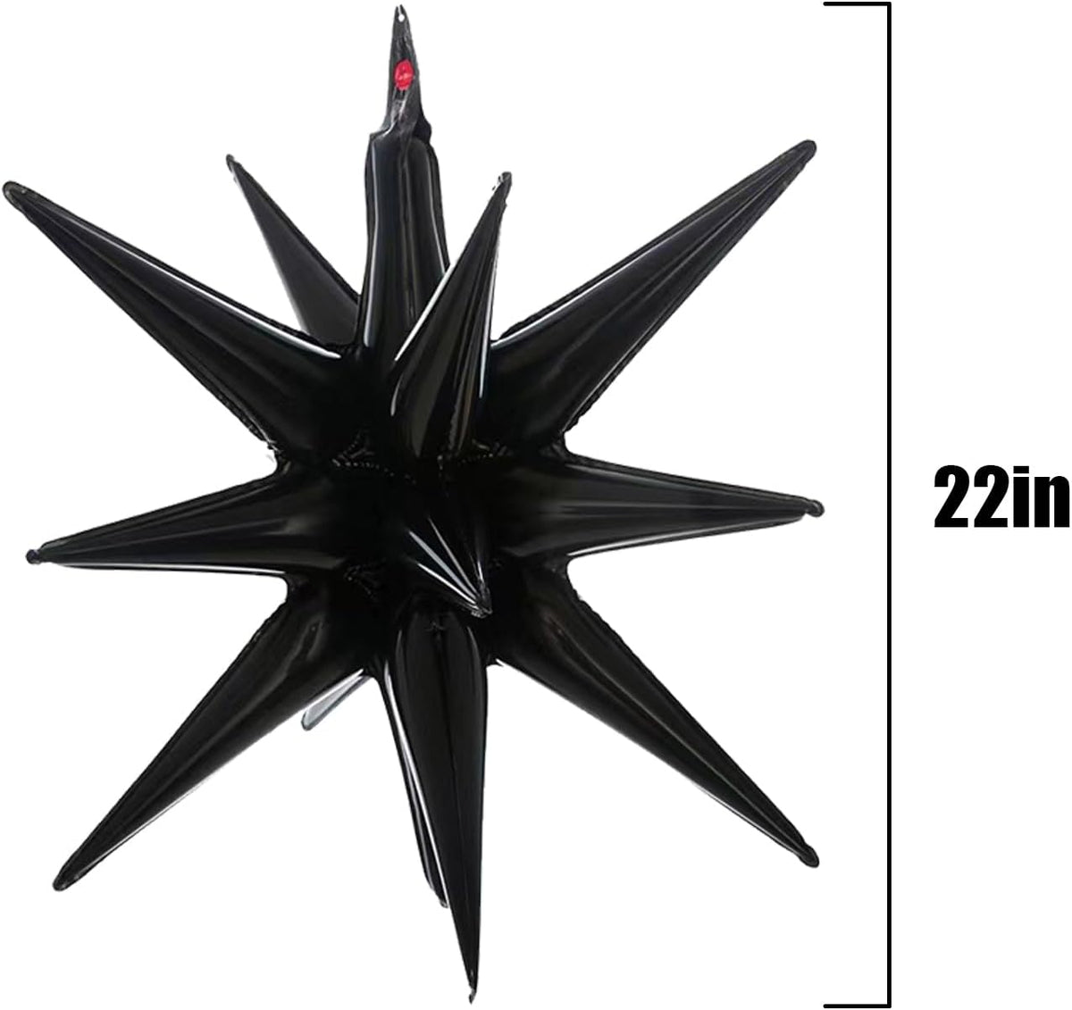 Black Star Balloons Birthday Decorations Explosion Mylar Balloons