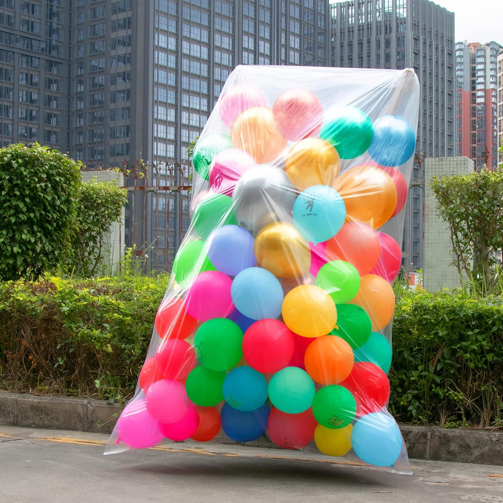 2 Pcs 98.4 X 59 Inches Clear Large Balloon Bags for Transport
