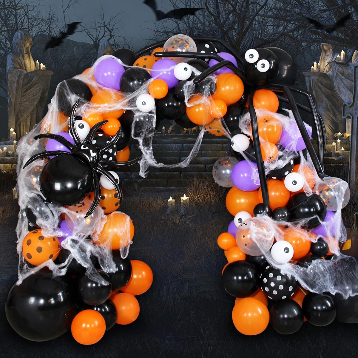 Orange Balloons 100 Pack 12 Inch Thicken Latex Halloween Balloons