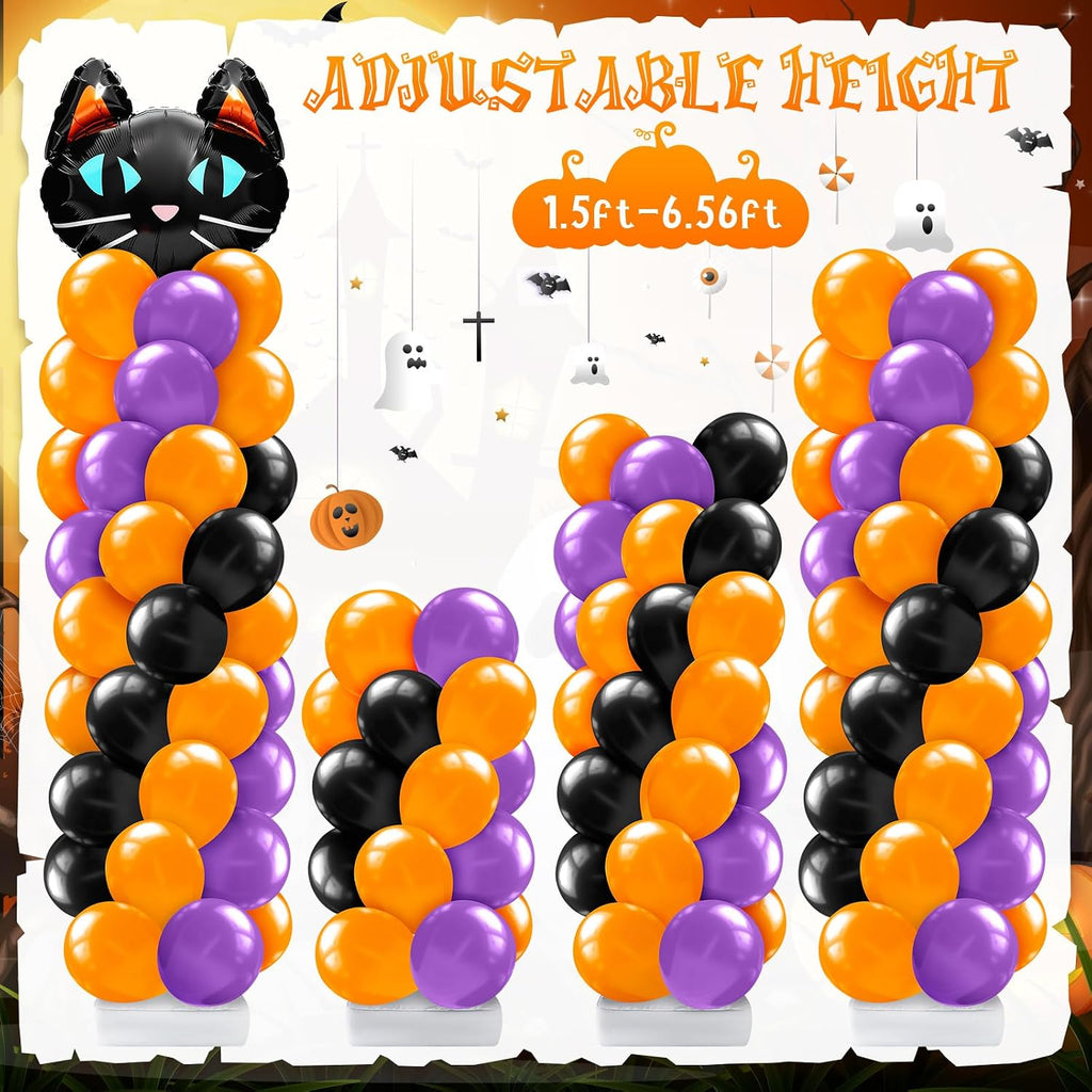 2 Sets Halloween Balloon Column Stand Kit