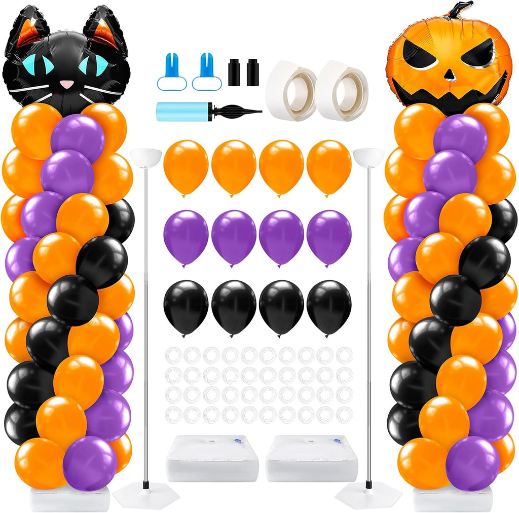 2 Sets Halloween Balloon Column Stand Kit