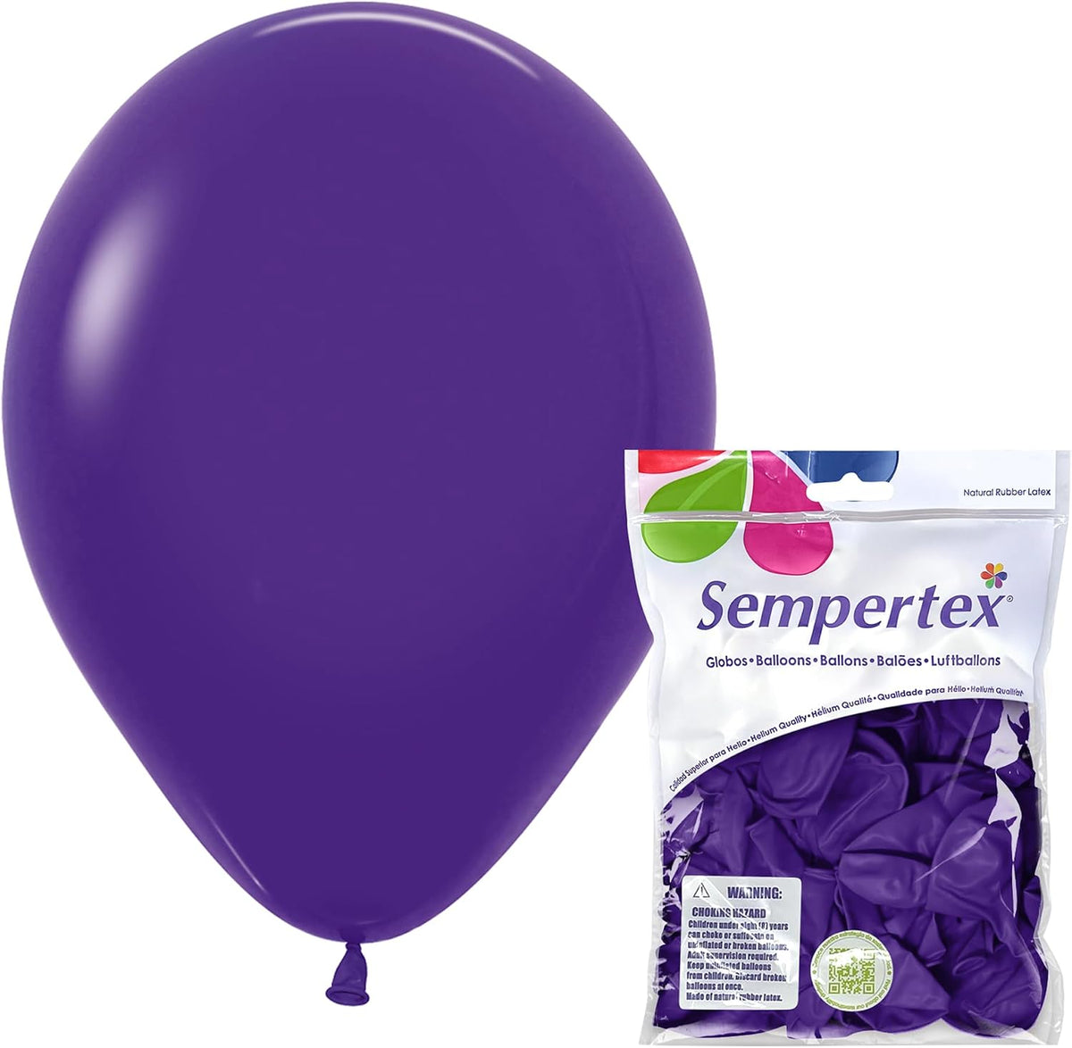 Deluxe Lilac Balloons, Latex, 11 Inch, 25 Pcs
